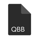 Format, Extension, File, qbb DarkSlateGray icon