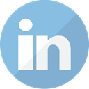 Communication, Connection, professional, network, Linkedin, linked, Social, social media SkyBlue icon