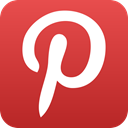 pinterest, interest Firebrick icon