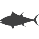 endangered, tuna, Blue fin tuna Black icon