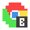 beta, chrome LimeGreen icon