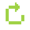 Cache, cleaner, App YellowGreen icon