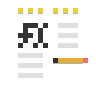 Fx, editor, Text Gainsboro icon