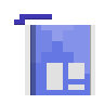 Magazines, google, play CornflowerBlue icon