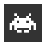 Spaceinvader DarkSlateGray icon