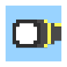 tiny, Flashlight LightSkyBlue icon