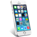 White, Iphone Black icon