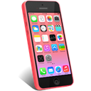 pink, Iphone Black icon
