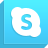 Skype Turquoise icon