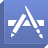 App, store SteelBlue icon