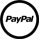payment gateway, Circle, paypal Black icon