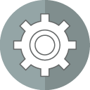 settings, tool, wheel, Options, system, tools, Gear, preferences DarkGray icon