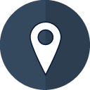 location, Map, Gps, landmark, pin, marker, navigation DarkSlateGray icon