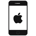 Iphone, smart phone Black icon