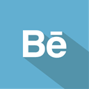 Behance CornflowerBlue icon