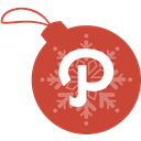 Ball, path, christmas IndianRed icon