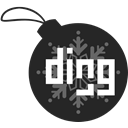 christmas, Digg, Ball DarkSlateGray icon