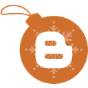 christmas, Ball, blogger Chocolate icon