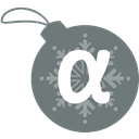 App, christmas, Ball, net Gray icon