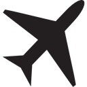 airplane Black icon