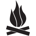 fire Black icon