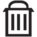 Garbage Black icon