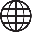 globe Black icon