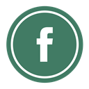 Facebook, Social SeaGreen icon