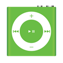 green, shuffle, ipod YellowGreen icon