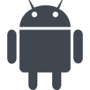 smartphone, Android, droid, robotics DarkSlateGray icon