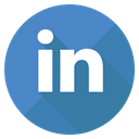 Linkedin, linked, Linked in SteelBlue icon
