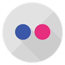 flickr, flikr LightGray icon