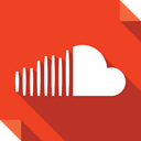 social media, Logo, square, Soundcloud, media, Social OrangeRed icon