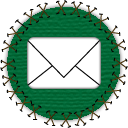 e-mail, eposta, send, posta, mail, Email, Letter ForestGreen icon
