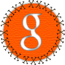 Social, yama, Google+, seam, Patch, social network, google, plus OrangeRed icon