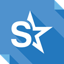 social media, media, Skyrock, Social, square, Logo SteelBlue icon