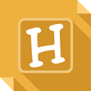 Social, media, Hyves, social media, Logo, square Goldenrod icon