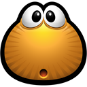 monster, Emoticon, yellow, shocked, monsters, Brown, smiley Chocolate icon
