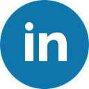 Linkedin, socialnetwork DarkCyan icon