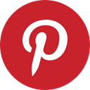 social media, pinterest Firebrick icon