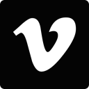 Vimeo Black icon