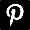 pinterest Black icon