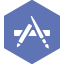 App, store SteelBlue icon