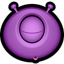 Cyclops, monster, Emoticon, Alien, Avatar, Sleeping, monsters MediumOrchid icon