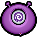 Confused, monster, monsters, Emoticon, drugged, Avatar, Dazed MediumOrchid icon