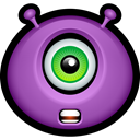 monsters, Avatar, Alien, monster, shocked MediumOrchid icon