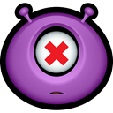 monster, Avatar, Alien, monsters, Emoticon, Dead MediumOrchid icon