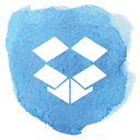 drop-box, drop, dropbox, Box CornflowerBlue icon