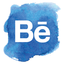 social network, Behance, Social, social media SteelBlue icon
