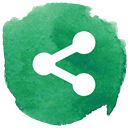 social media, share, Social, share this, Sharethis SeaGreen icon